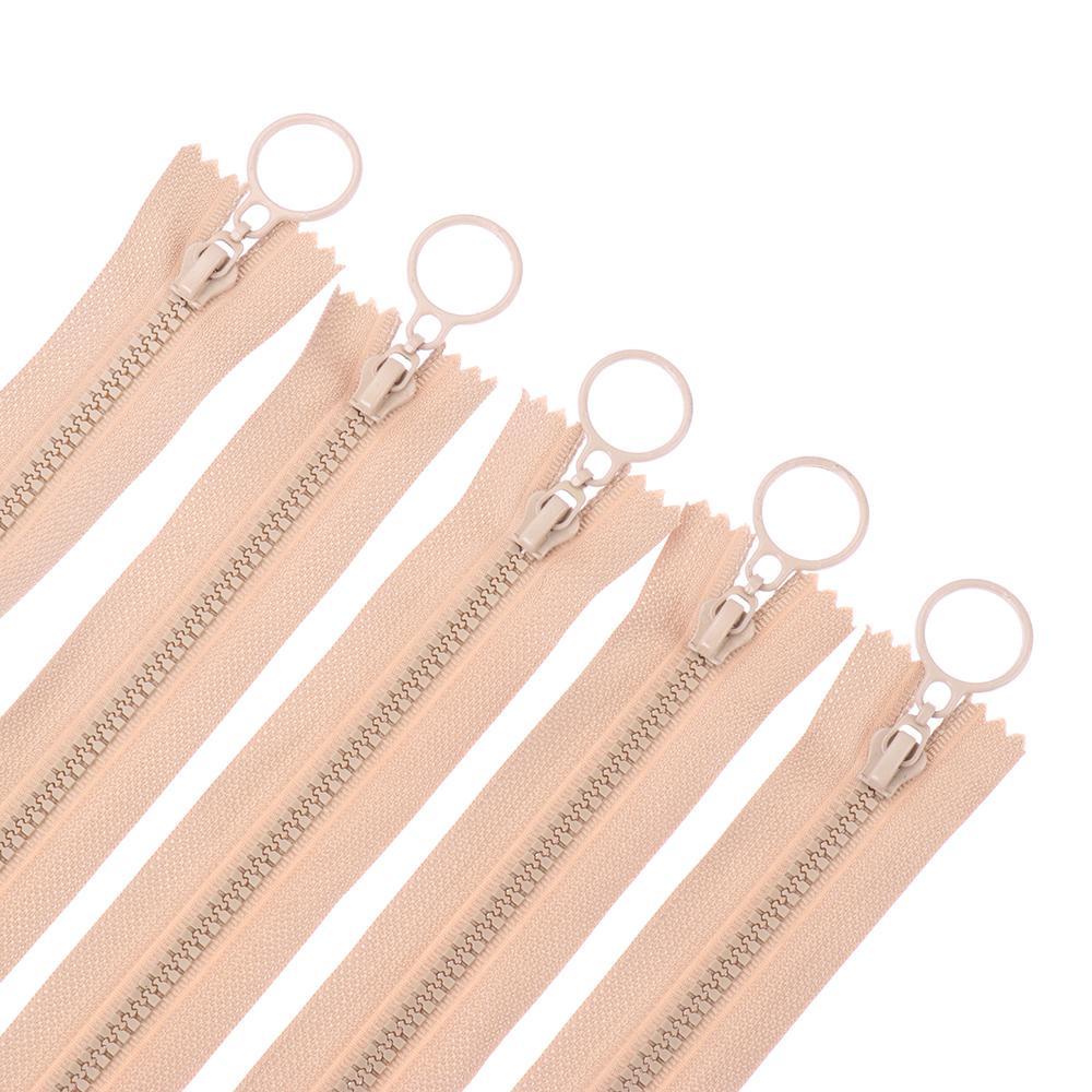 SUYO Set 5 Dây Khóa Kéo Nylon Nhiều Màu Sắc Dùng Để May Vá Đa Năng Tiện Dụng