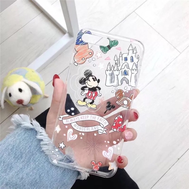 Ốp Mickey silicon