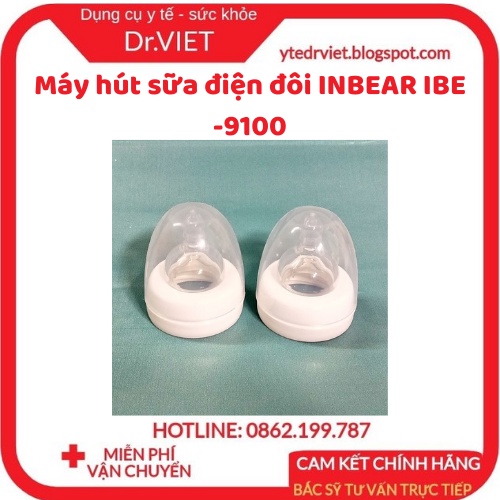 Máy hút sữa điện đôi INBEAR IBE -9100 có 6 cấp độ Massage giúp kích thích sữa về nhanh và đều, giảm đau tốt cho mẹ