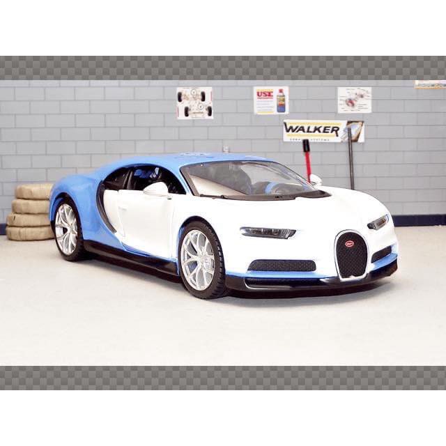 mô hình xe kim loại   Bugatti Chiron 1: 24