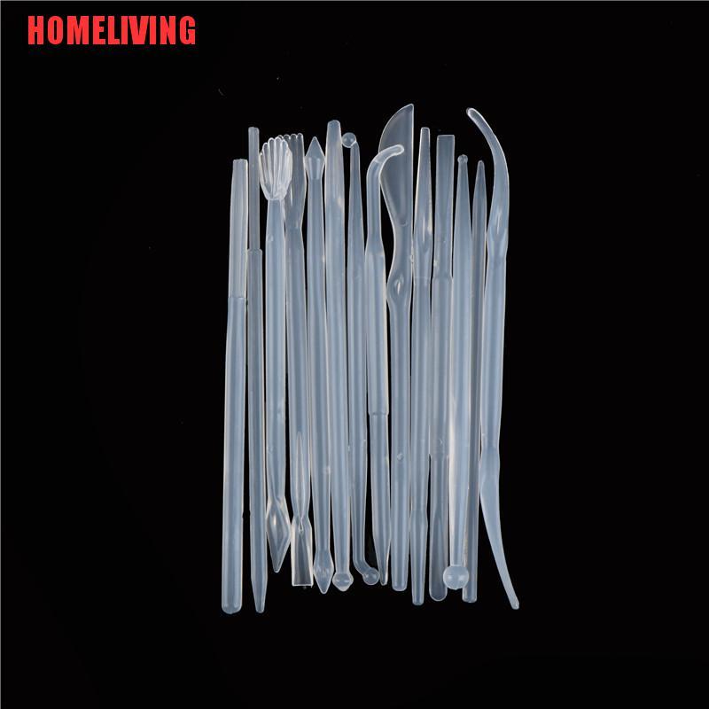 Bộ 14 Dụng Cụ Điêu Khắc Đất Sét Bằng Nhựa Polymer