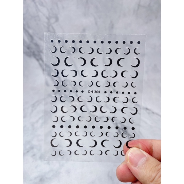 sticker 3d mẫu trang dán móng tay nail DH364
