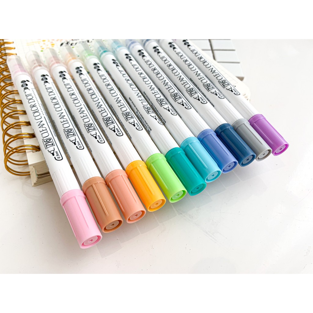 Bút Chấm Tròn ZIG Clean Color Dot // Hidari