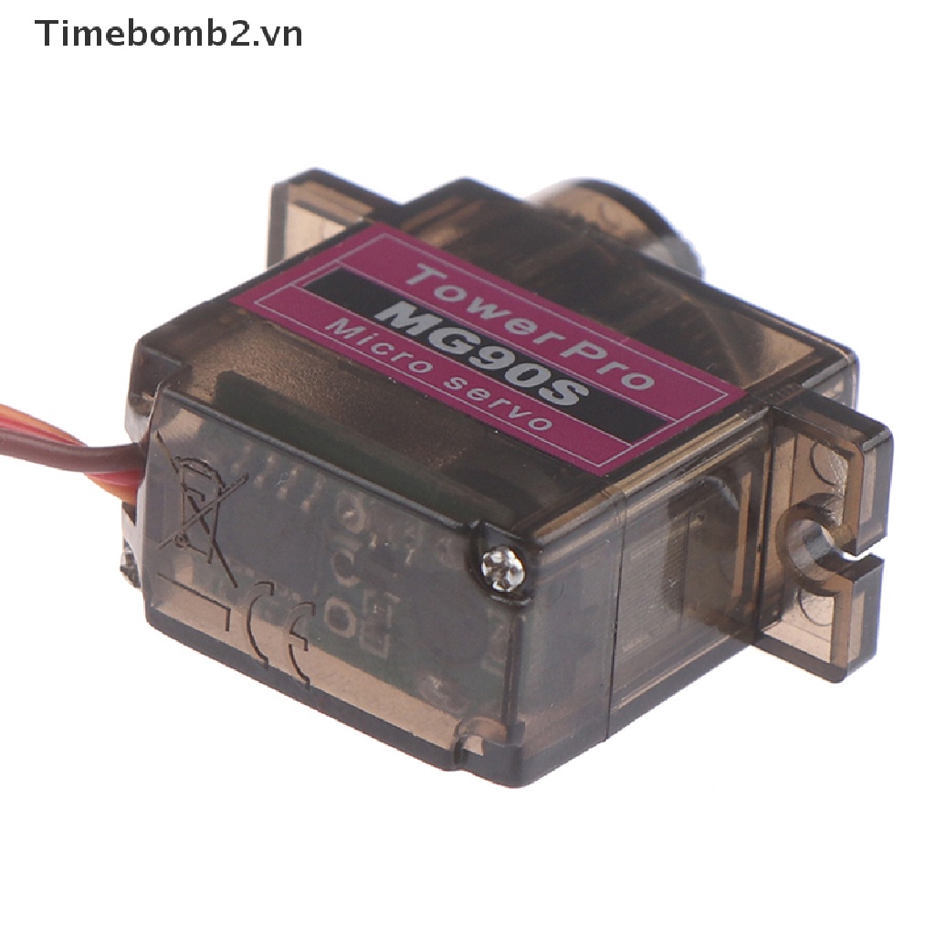 Bộ bánh răng kim loại MG90S 360 ° Micro của bộ điều khiển từ xa