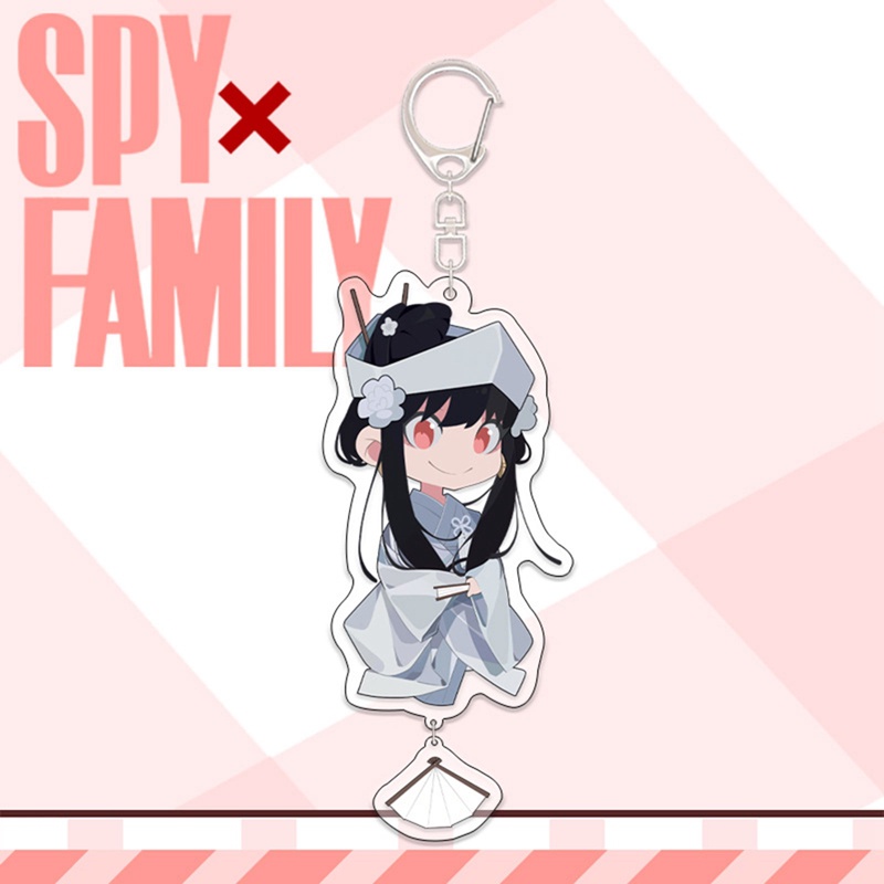 Tmdbyx Móc Khóa Hai Mặt Hình Ngôi Nhà SPY×FAMILY Loid Forger Anya Forger Yor Forger