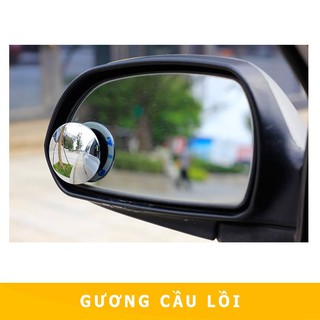 [DỌN KHO] Gương Cầu Lồi Không Viền Chỉnh 360* Đặt Gương Chiếu Hậu Tăng Góc Nhìn (xả tết)