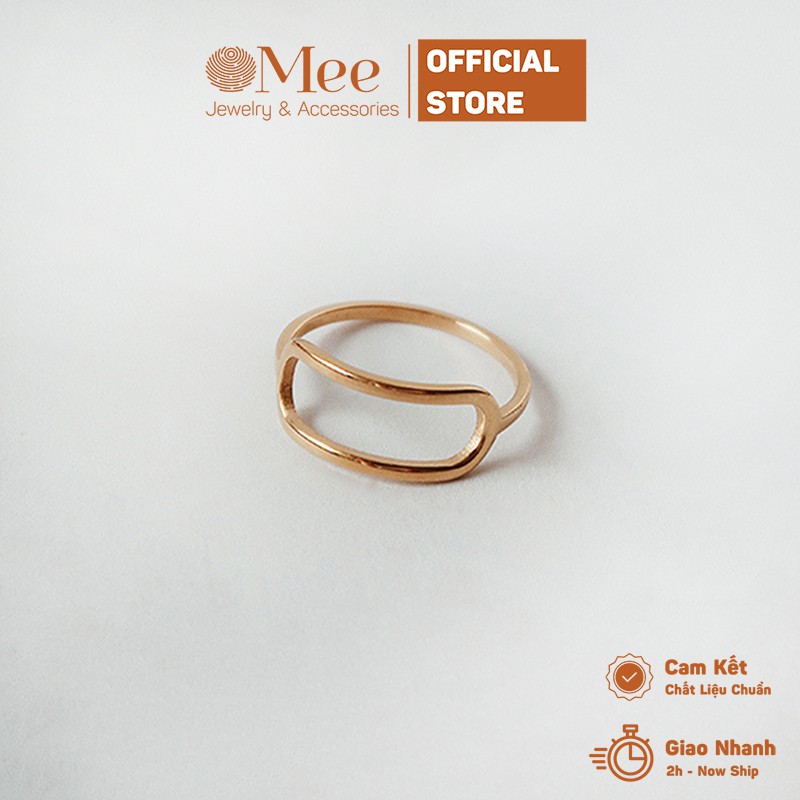 Nhẫn nữ MEE nhẫn vintage bản mỏng cá tính  - R3503