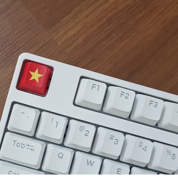 Nút bàn phím PBT Cờ đỏ sao vàng, Cờ Đảng, Cờ Việt Nam, ESC ,...Keycap PBT cho bàn phím cơ