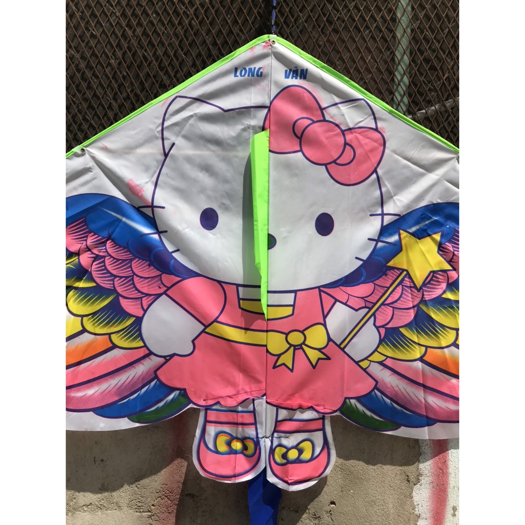 COMBO 1 TẶNG 1 - Diều Hello Kitty Siêu Xinh -TRE- + Tặng kèm tay cầm thả diều 150 mét dây - RẺ + ĐẸP + ĐỘC + LẠ-