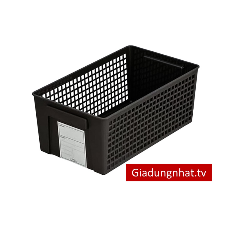 Giỏ đựng đồ đa năng dáng rộng bằng nhựa Nhật Bản