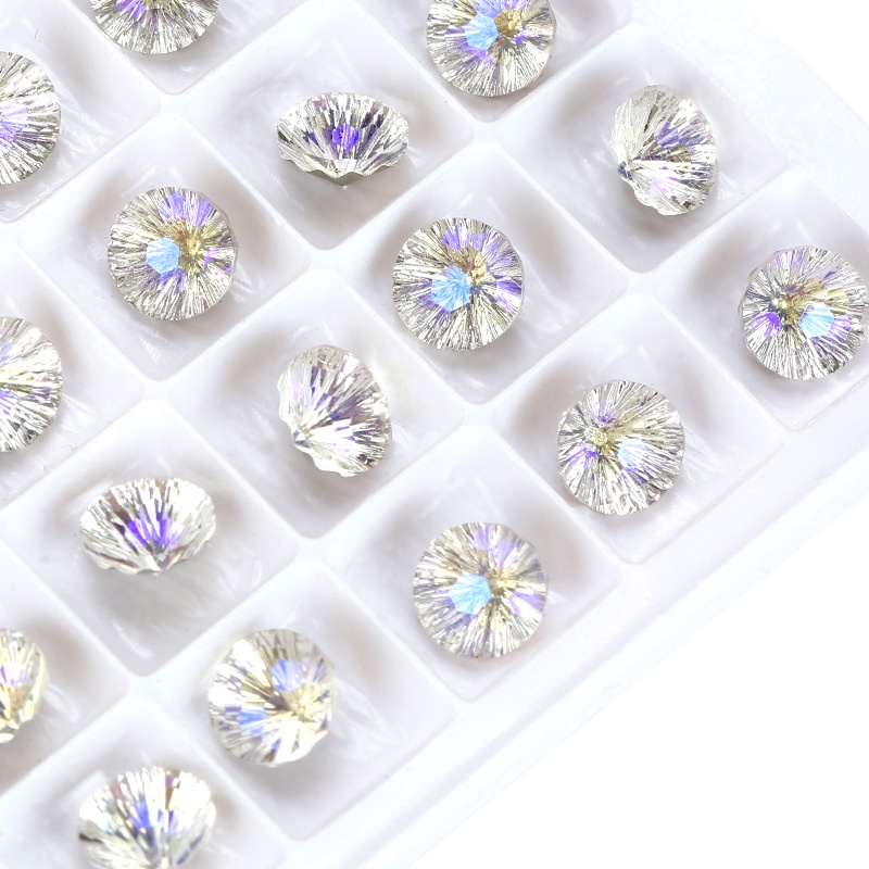 Set 42 Viên Đá 8*8 Đính Móng Tay Trang Trí Kính