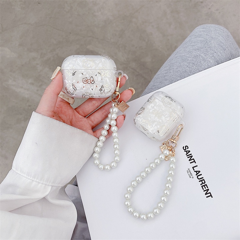 Ốp hộp đựng tai nghe in hình chân mèo cho AirPods 1/2 AirPods Pro