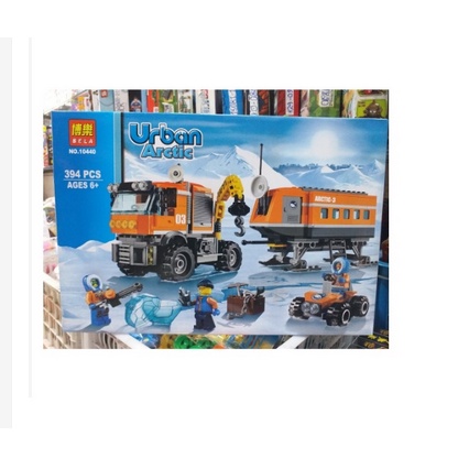 Bộ đồ chơi trẻ em lego City Urban 10440- Thám hiểm cực bắc 394 khối