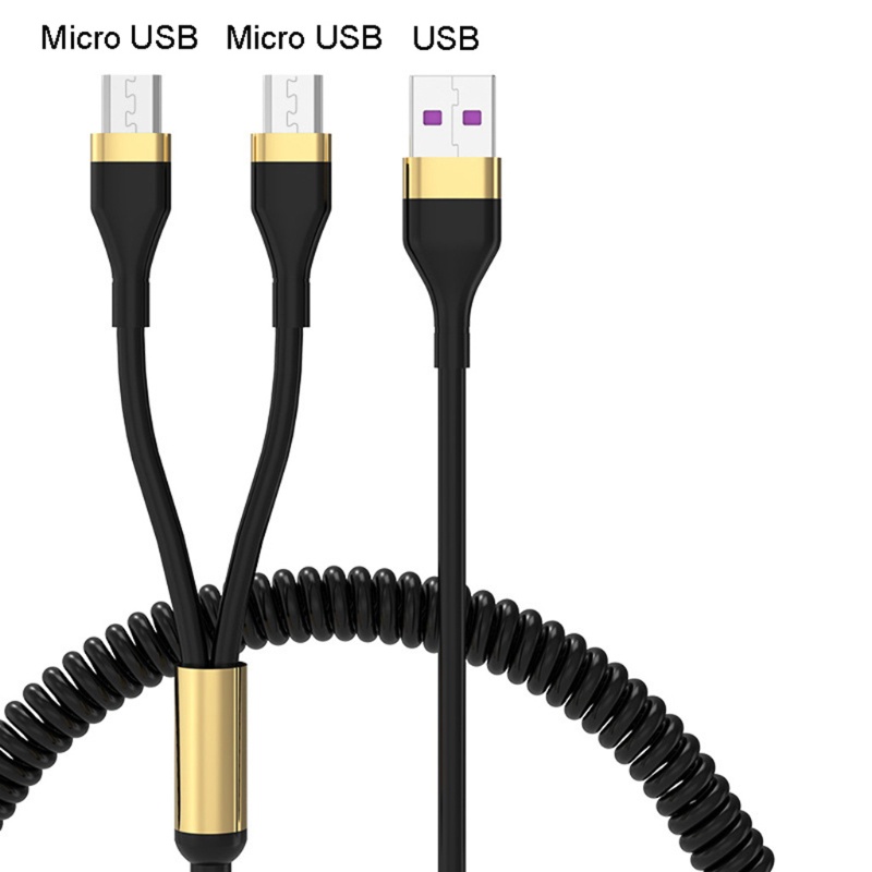 Dây cáp mở rộng chữ Y 2 đầu micro USB chuyên dụng
