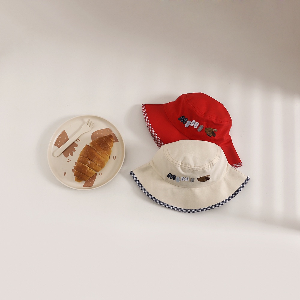 Nón Tai Bèo Thêu Chữ Thời Trang Mùa Hè Mới Cho Bé