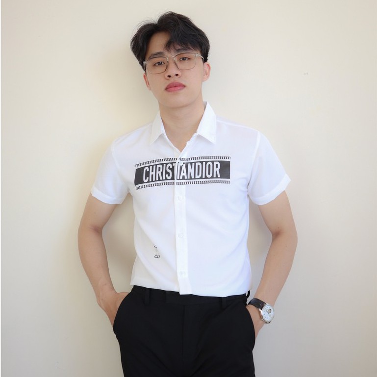 Áo sơ mi nam ngắn tay💞Họa tiết đẹp hàng hot 💞 | BigBuy360 - bigbuy360.vn