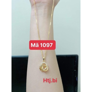 dây chuyền nữ mạ vàng kèm mặt hoa cực xinh htj