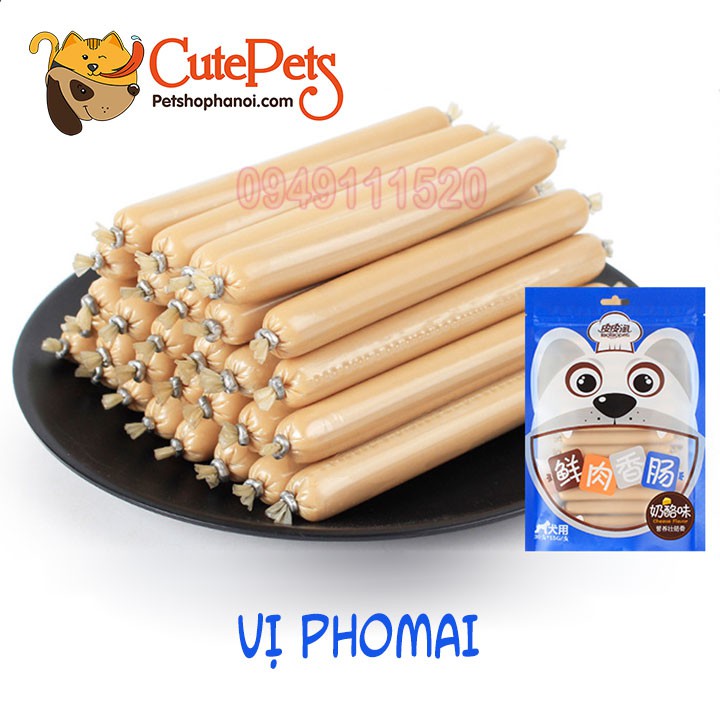 Bánh thưởng cho chó, Xúc xích dinh dưỡng TaoTaoPets bịch 30 cái - Cutepets