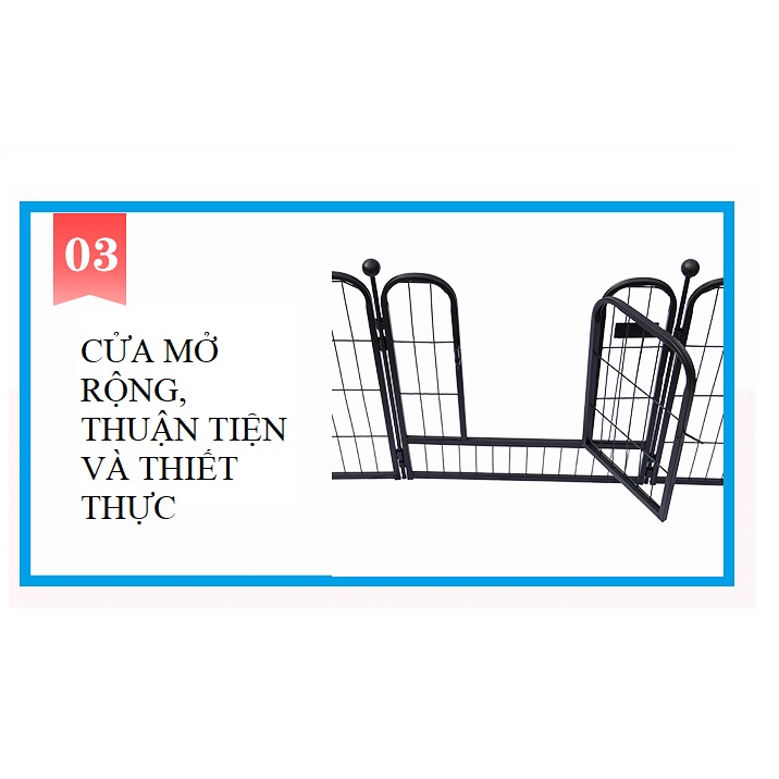 [ HCM ] Chuồng Chó Sơn Tĩnh Điện Giá Rẻ 6T 60X60CM - Hàng Nhập Khẩu