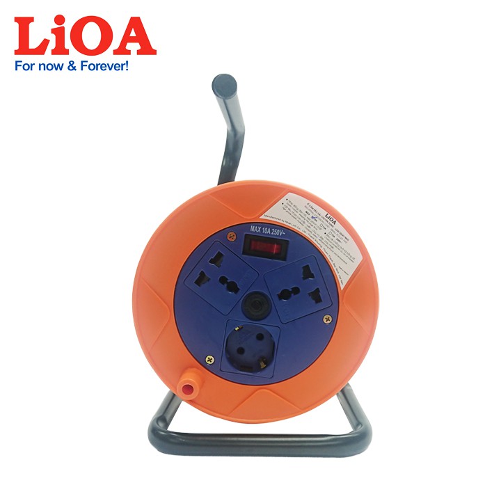 Ổ cắm kéo dài quay tay Rulo phổ thông LiOA