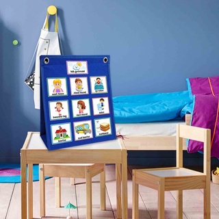 SELAN Visual Schedule for Home Day Night Autism Routine Chart Cards Visual Wall Planner Chore Chart for Daily Kids Toddl
