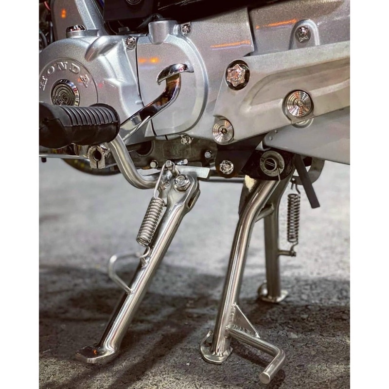 Chân chống Inox 304 TAKEGAWA xe Honda số