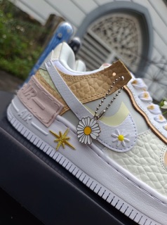 ( full box + pk ) giày af1 cúc vàng siu cấp