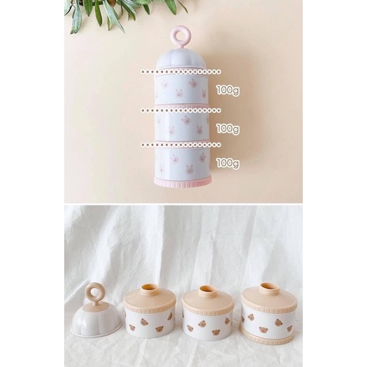 Hộp chia sữa 3 ngăn TGM x Dottodot