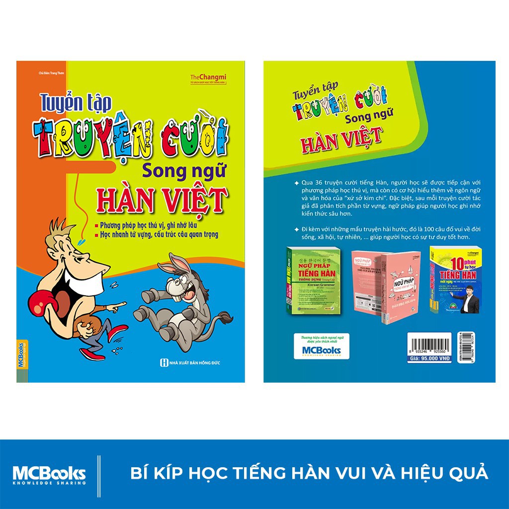 Sách - Tuyển Tập Truyện Cười Song Ngữ Hàn Việt - Vui Học Tiếng Hàn [MCBooks]