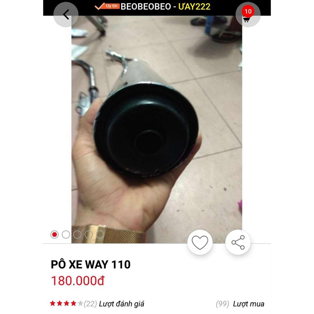 Pô xe may way 110 êm