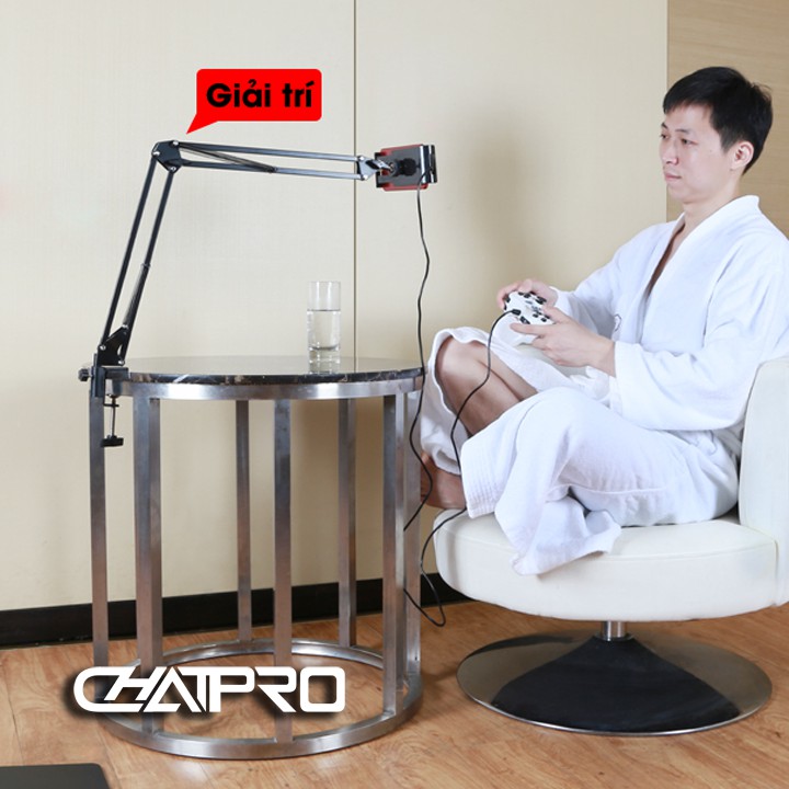 Giá đỡ iPad, máy tính bảng có chân kẹp đầu giường, cạnh bàn | BigBuy360 - bigbuy360.vn