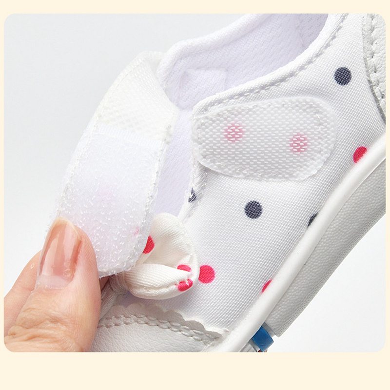 Giày Công Chúa Đế Bằng Chống Trượt Trọng Lượng Nhẹ Đính Nơ Hồng Dễ Thương Cho Bé Gái 0-3 Tuổi