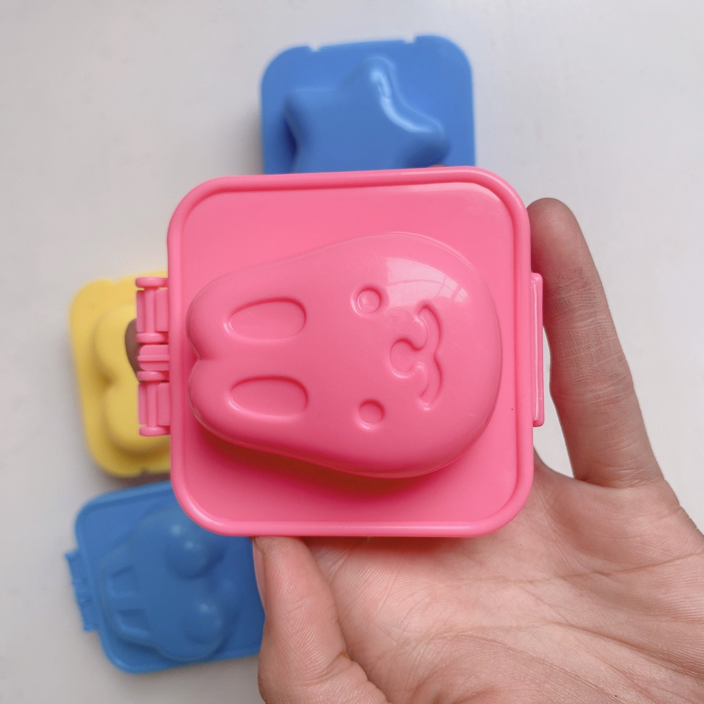 Combo 6  Khuôn Tạo Hình Cơm , Trứng ,Khuôn Làm Bánh Cho Bé Ăn Dặm Ngon Miệng