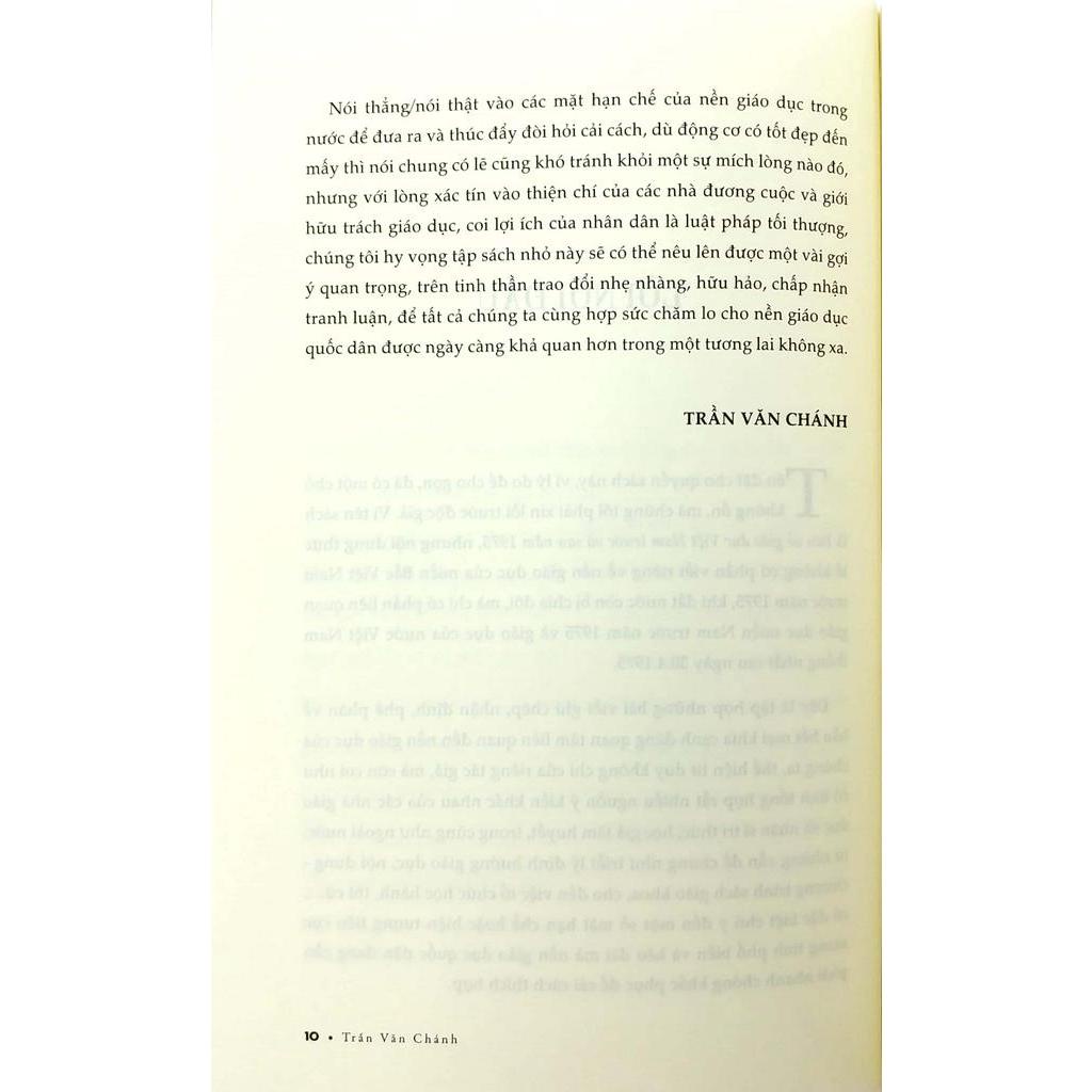 Sách Bàn Về Giáo Dục Việt Nam Trước Và Sau Năm 1975