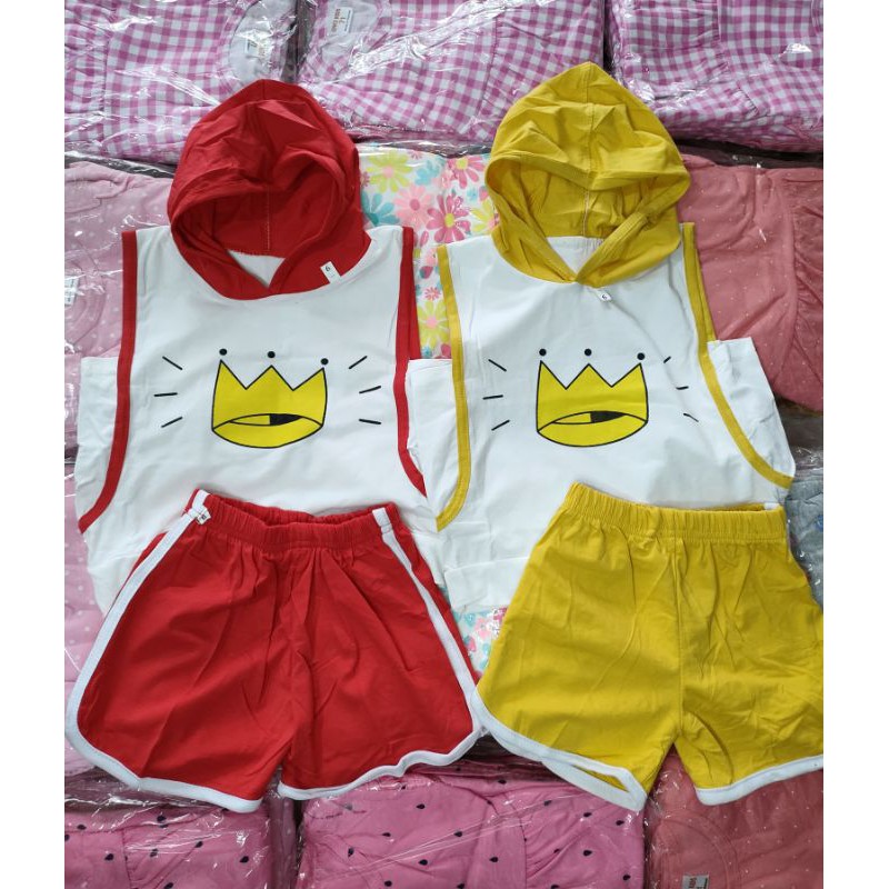 [8-17kg] Set bộ ba lỗ bé trai có mũ [CÓ ẢNH THẬT + VIDEO]