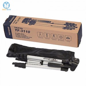 Giá đỡ chụp hình 3 chân Tripod TF-3110 TEFENG kèm kẹp đỡ điện thoại, hàng đẹp Smarttnt.vn
