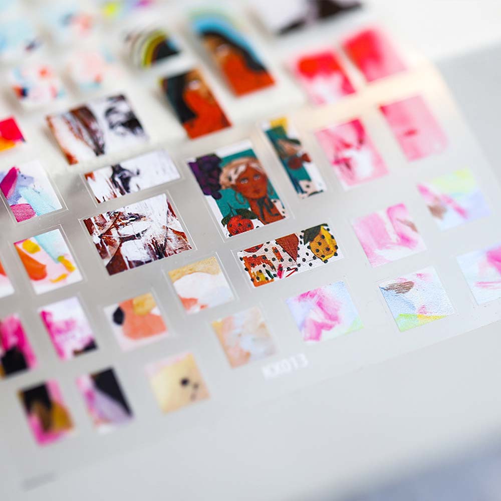 [Hàng mới về] Miếng Dán DIY Trang Trí Móng Tay 3d Siêu Mỏng Chất Lượng Cao