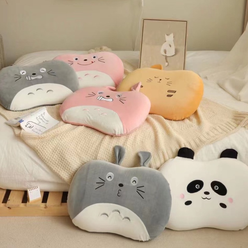 Gối cao su non hình thú cho bé , gối ôm gối đầu êm mềm size 35x55cm SHOP vũ thị thơm