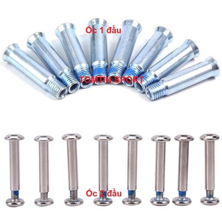 Trọn bộ 8 ốc bánh giày patin (đinh ốc 1 đầu và ốc 2 đầu) - phụ kiện giày trượt patin TOMTIN SPORT