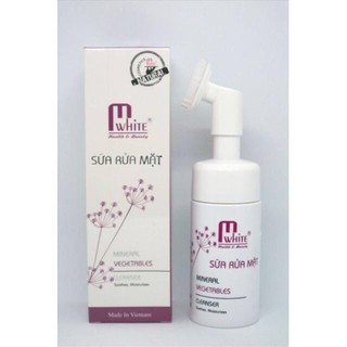 Sữa rửa mặt bọt tuyết mwhite