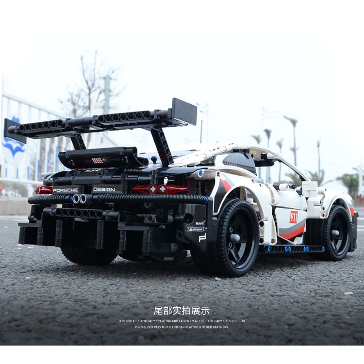 BỘ Lắp ghép Mô hình TECHNIC  City Speed Sets 911 Rsr Sportcar Formula Building Blocks  Lắp Ráp SIÊU XE