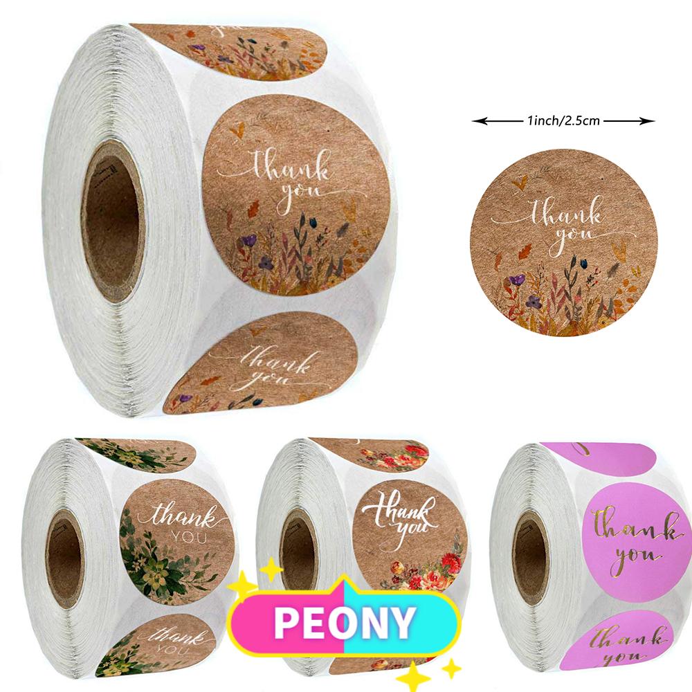 Nhãn Dán In Chữ Thank You