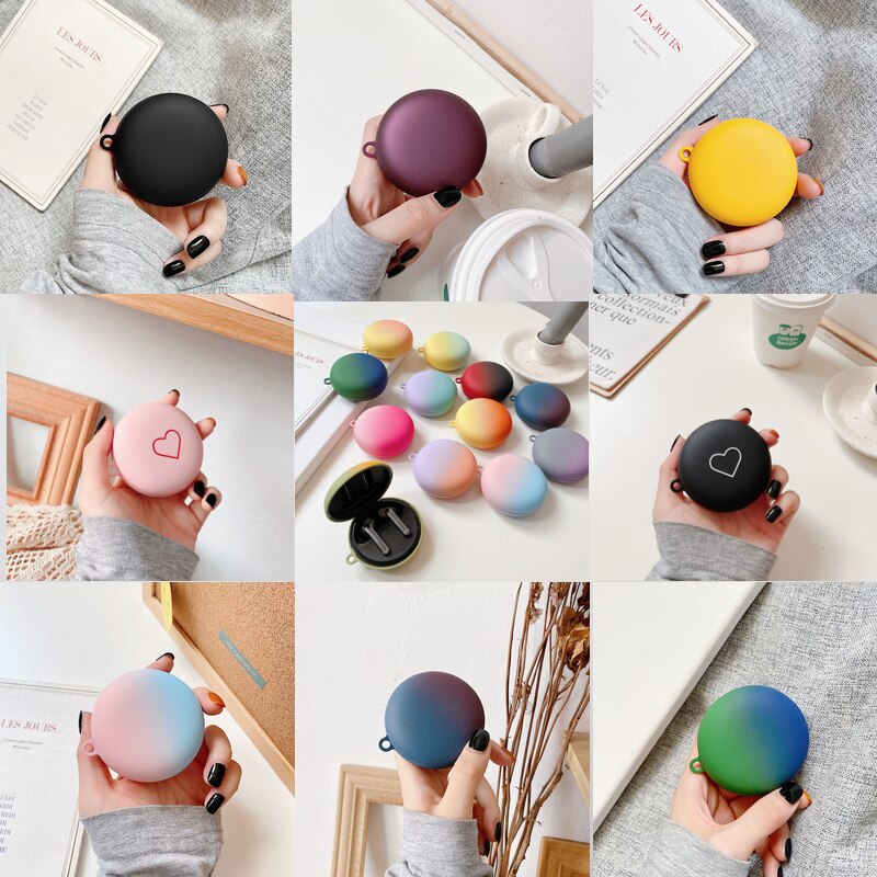 Hộp đựng bảo vệ tai nghe bằng PC cứng họa tiết dễ thương cho oppo enco w31