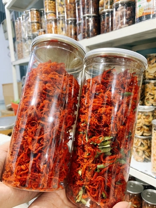 Khô bò sợi lá chanh 300gr