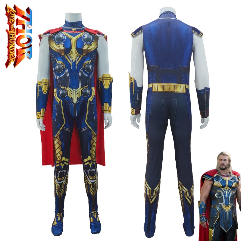 Trang phục hóa trang siêu anh hùng Thor Love and Thunder 2022 phù hợp làm quà tặng cho người lớn/ trẻ em