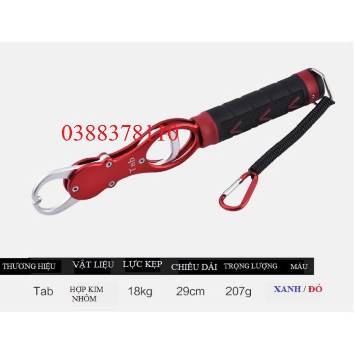 Kẹp Cá ilure Có Cân Được Làm Từ Hợp Kim Nhôm Siêu Bền - KC 1