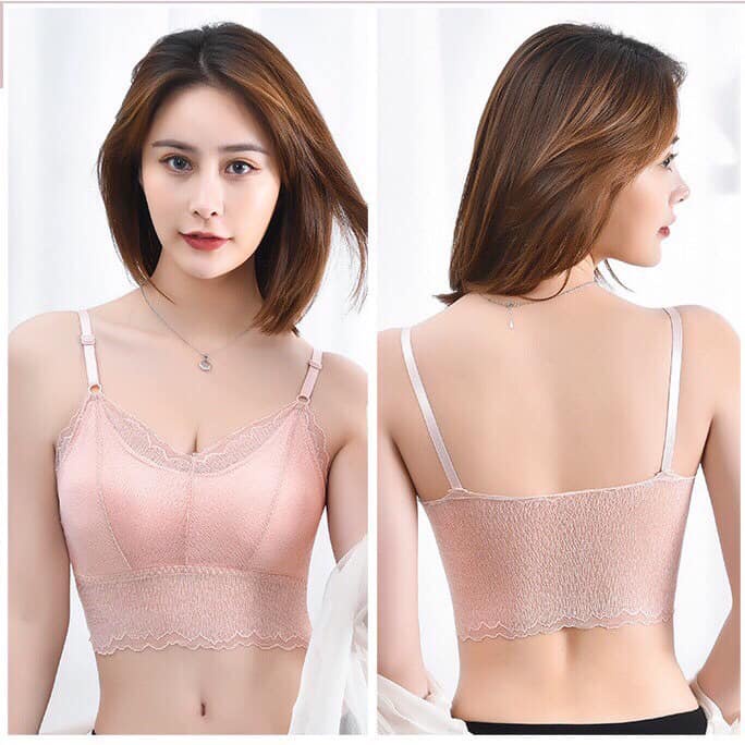 Áo bralette lưới phối ren iBasic_ Mahola _Bra22