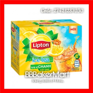Trà LIPTON CHANH mật ong hòa tan - Hộp 224gr (16 gói x 14gr)