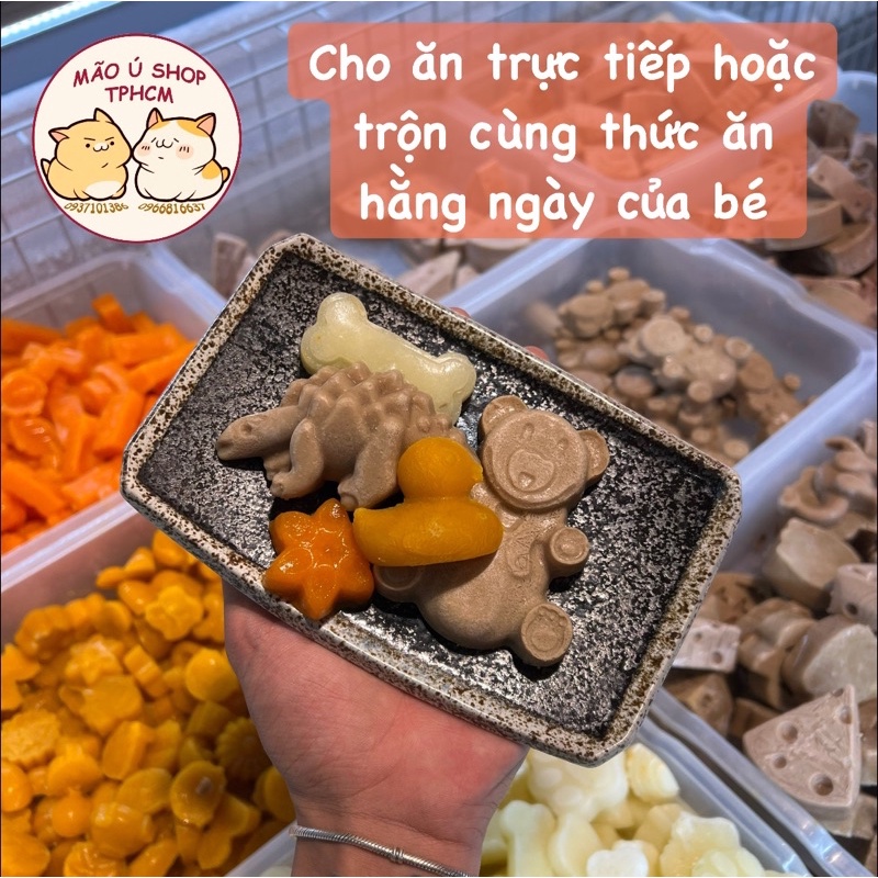 PATE TƯƠI DẠNG VIÊN CHO CHÓ MÈO TỪ 1 THÁNG TUỔI