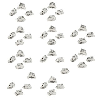 40 Miếng Thép Không Gỉ Roth Răng Hàm Thứ Hai Buccal 17 27 37 47